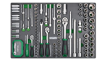 Tủ dụng cụ 214 chi tiết TOPTUL GE-21410