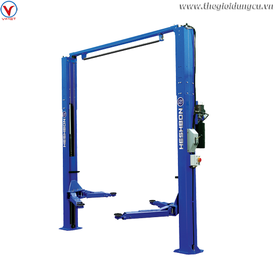 Cầu nâng 2 trụ cáp trên và cáp dưới có gì giống và khau nhau