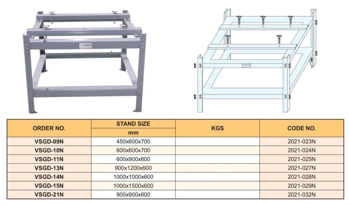 Chân đế bàn máp Granite VERTEX VSGD-13N