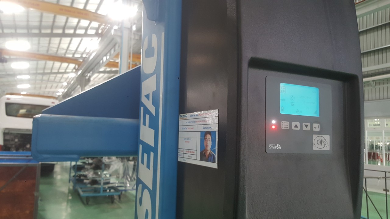 Cầu nâng 4 trụ độc lập Sefac SW2 Cầu nâng 4 trụ độc lập Sefac SW2