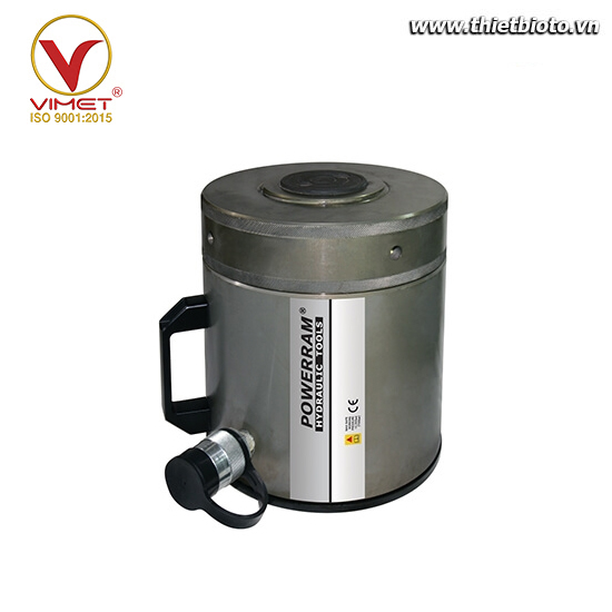 Kích thủy lực 1 chiều vỏ nhôm 50 tấn Powerram ALNC502