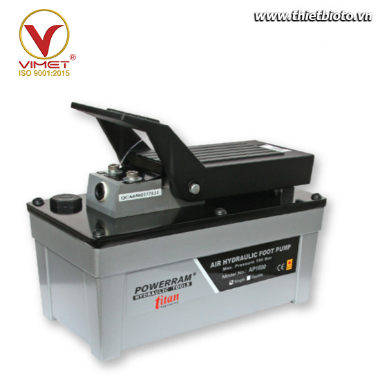 Bơm thủy lực 1 chiều dẫn động bằng khí nén Powerram AP1600S