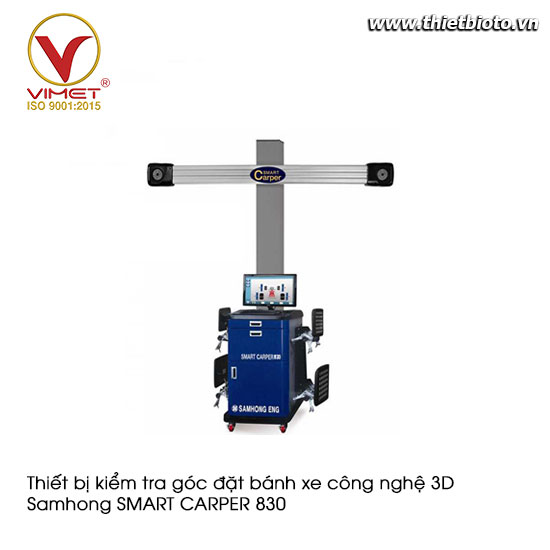 Thiết bị kiểm tra góc đặt bánh xe công nghệ 3D Samhong SMART CARPER 830