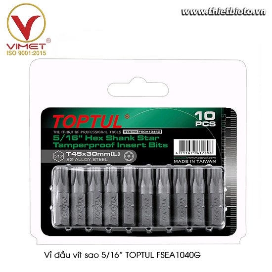 Vỉ đầu vít sao 5/16