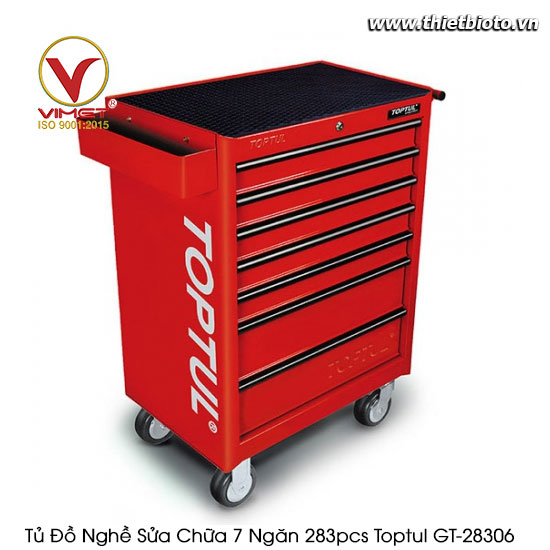 Tủ đồ nghề sửa chữa 7 ngăn 283pcs Toptul GT-28306