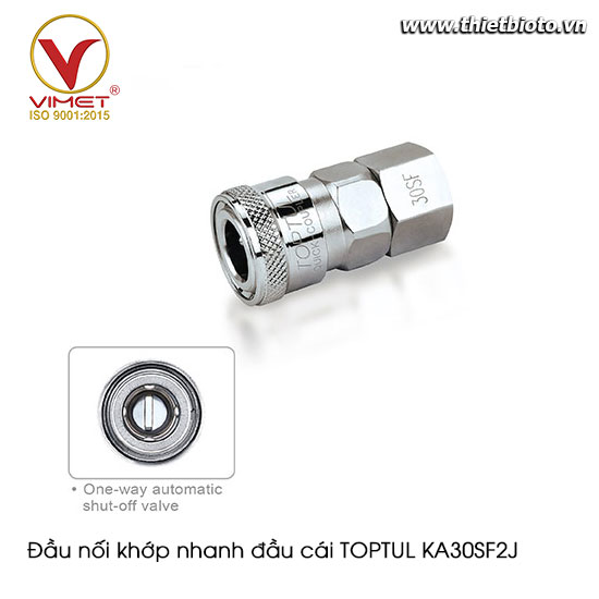 Đầu nối khớp nhanh đầu cái TOPTUL KA30SF2J